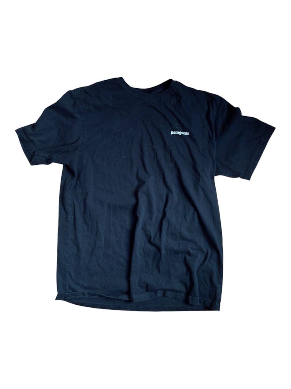 Patagonia Black tee with Red Fish Sz: L